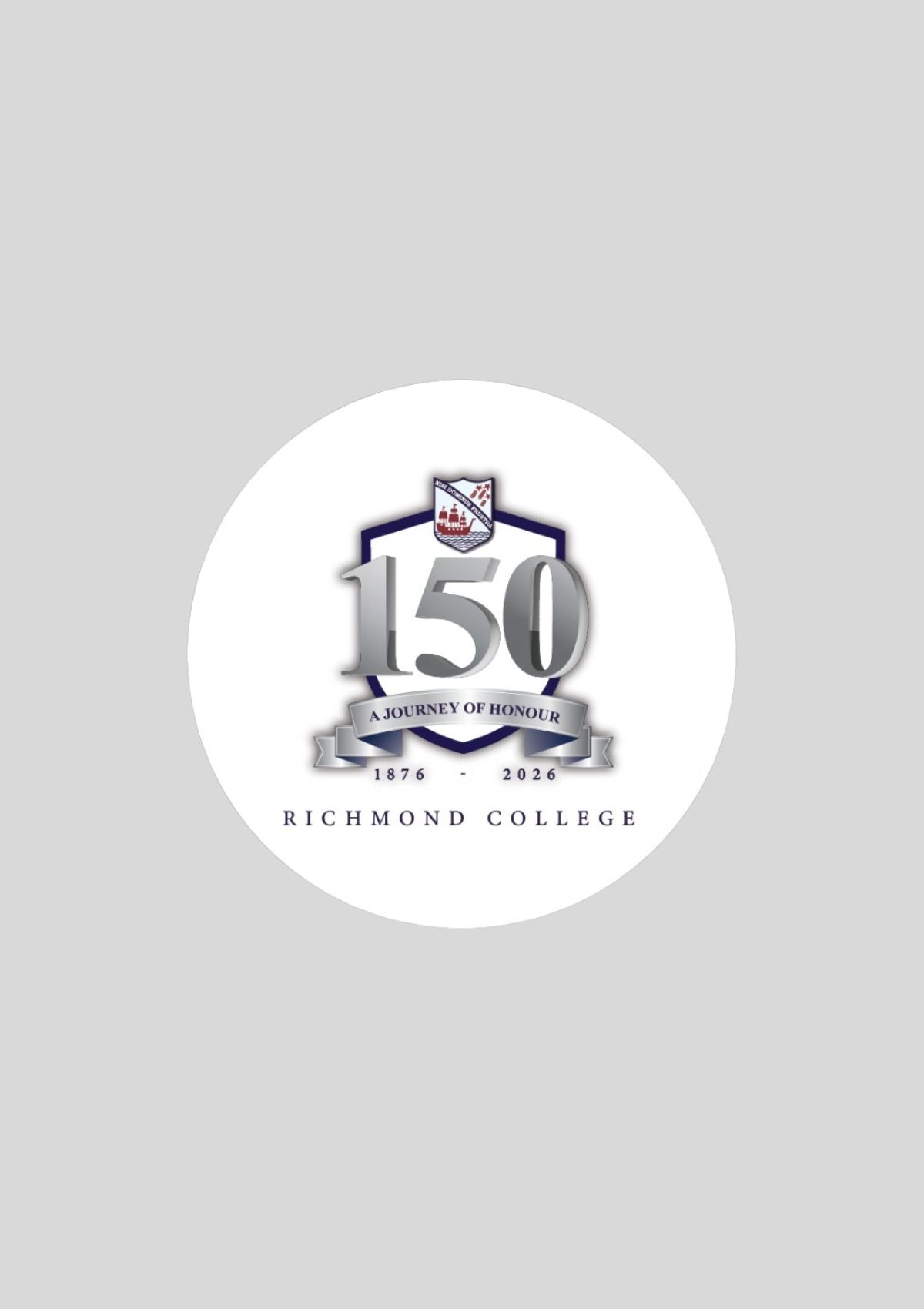 Commemorative Pin Badge - White